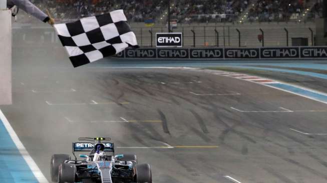 Bottas Juarai Balapan Penutup, Berikut Hasil Lengkap GP Abu Dhabi