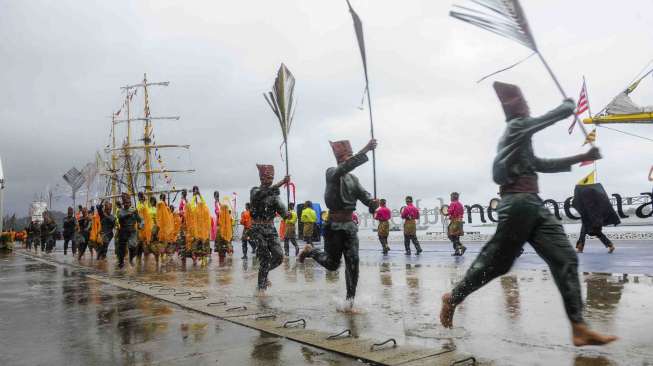 Acara puncak Sail Sabang di Sabang, Aceh, Sabtu (2/11).