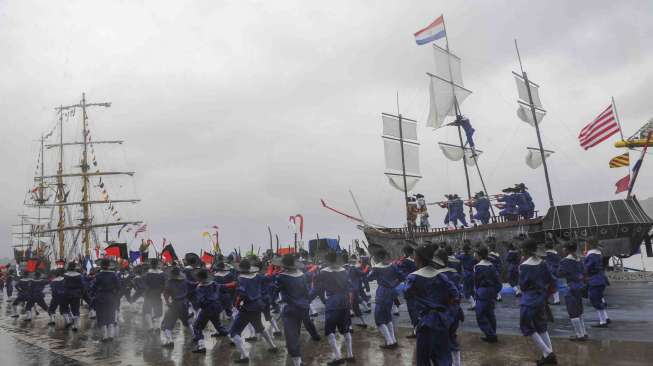 Acara puncak Sail Sabang di Sabang, Aceh, Sabtu (2/11).