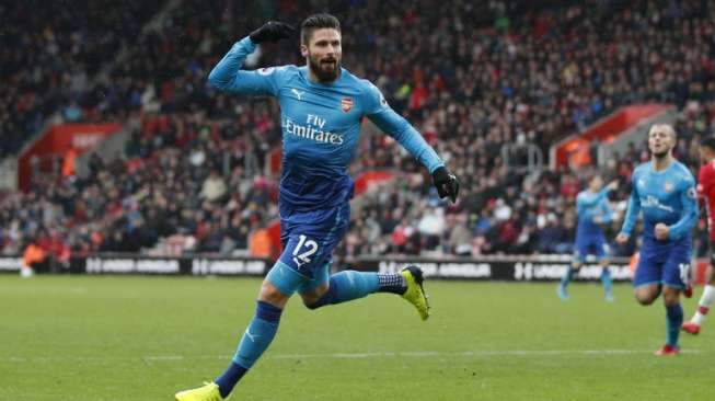 Arsenal Tiga Pekan Tanpa Diperkuat Giroud