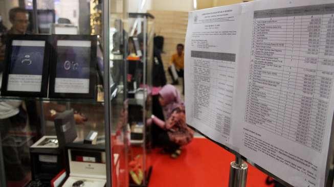 Pameran Hari Antikorupsi Sedunia di Jakarta, Selasa (12/12).
