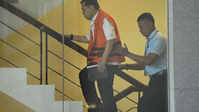 Novanto Diperiksa Sebagai Saksi Anang Sugiana