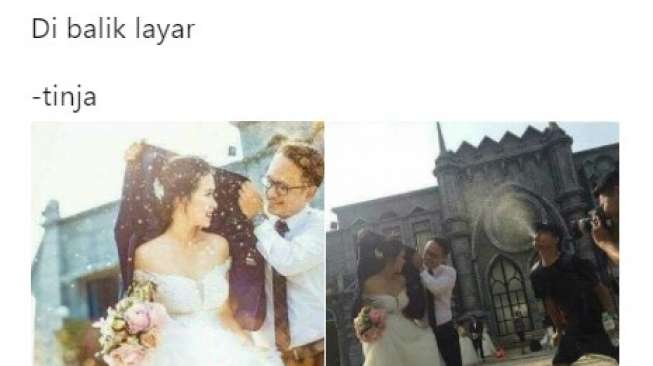 Bukan Romantis, Momen Foto Prewed Ini Malah Bikin Geli