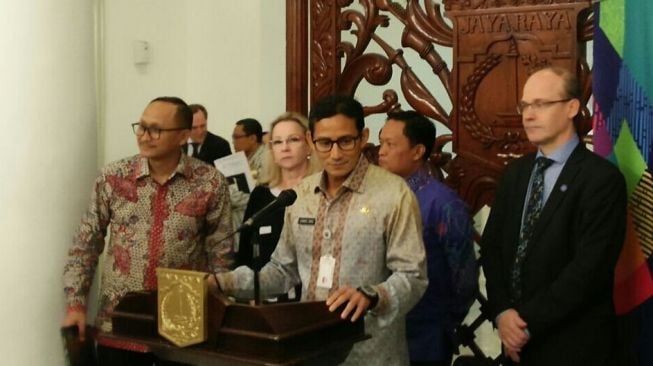 Sandiaga dan Dubes Finlandia Ketemu Bahas Listrik Tenaga Sampah