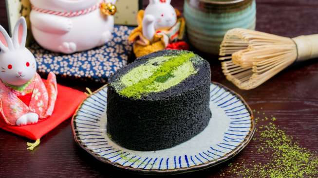 Kedai Amausaan Uji Matcha. [Suara.com/Risna Halidi]