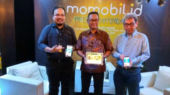 Acara peluncuran aplikasi jual-beli mobil bekas online Momobil.id, Jakarta, Jumat (15/12/2017) [Suara.com/Insan Akbar Krisnamusi]