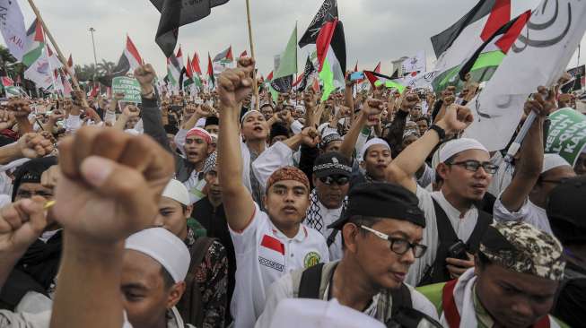 Aksi Bela Palestina 1712 di Twitter pun 'Pecah'