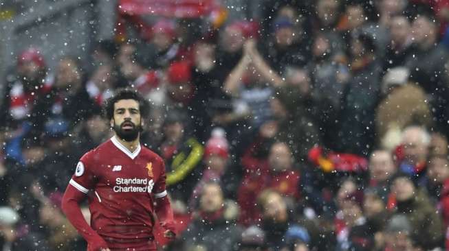 Lengkapi Pesta Gol Liverpool, Salah Masih yang Tersubur