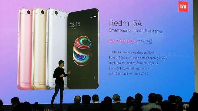 Berkamera 13 MP, Xiaomi Redmi 5A Dibanderol di Bawah Rp1 Juta