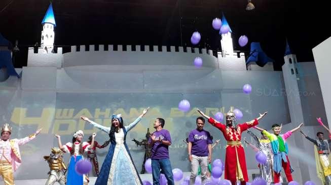 Di penghujung 2017, Ancol Taman Impian menghadirkan empat wahana baru yaitu Dream Playground, Galactica, Colour of Kingdom dan Time Adventures. (Suara.com/Risna Halidi)