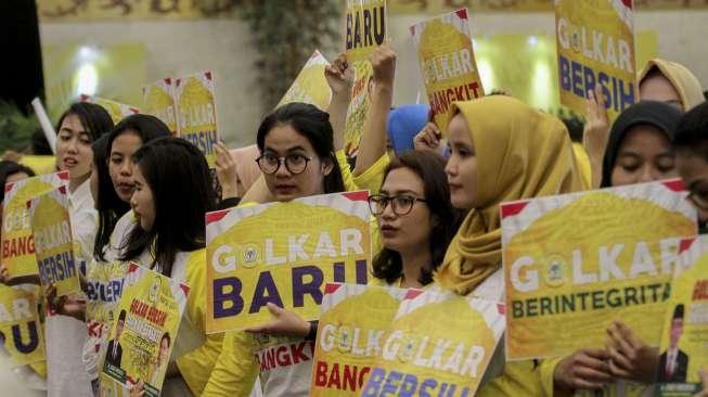 Penutupan Musyawarah Nasional Luar Biasa ( Munaslub) Partai Golkar di JCC, Senayan, Jakarta, Rabu (20/12).