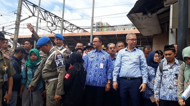 PKL Tanah Abang Terima Kasih Dikasih Lapak dari Anies Baswedan