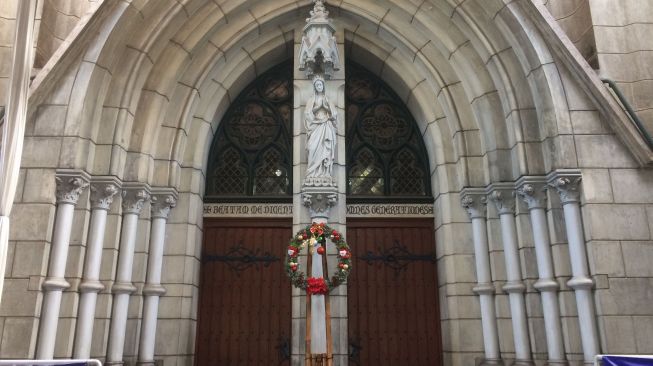 Natal di Gereja Katedral Jakarta. (suara.com/Erick Tanjung)