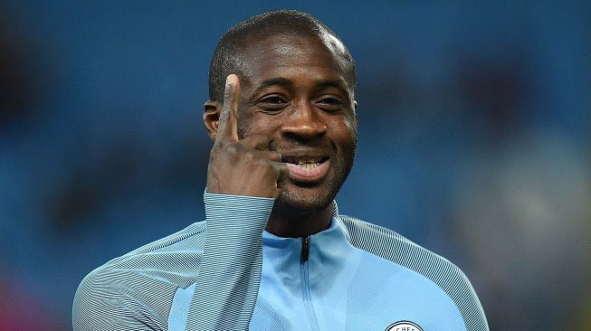 Gelandang Manchester City asal Pantai Gading Yaya Toure. Oli SCARFF / AFP