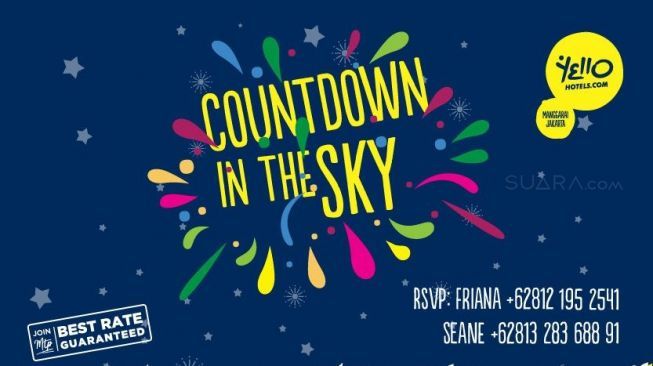 "Countdown in The Sky", Cara Hotel Ini Rayakan Malam Tahun baru