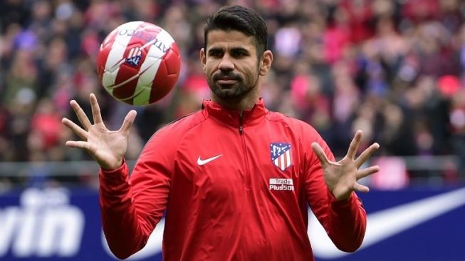 Diego Costa diperkenalkan secara resmi kepada publik Atletico Madrid [AFP]