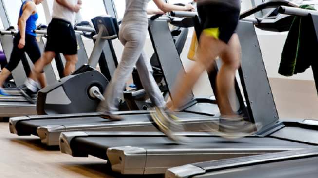 Ilustasi olahraga, nge-gym, treadmill. (Shutterstock)