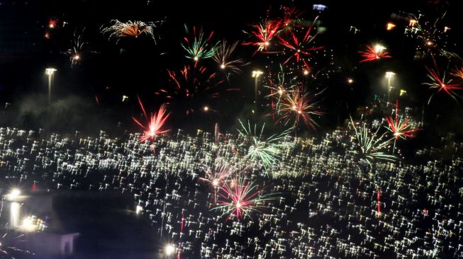 Perayaan Tahun Baru 2018 di Jakarta Hasilkan 780 Ton Sampah