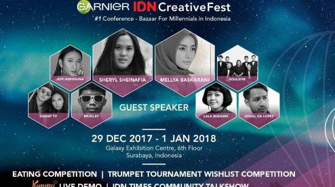 Garnier IDN CreativeFest Surabaya Sukses Dipadati 90 Ribu Orang