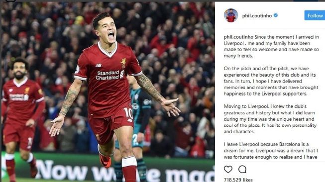 Philippe Coutinho Instagram