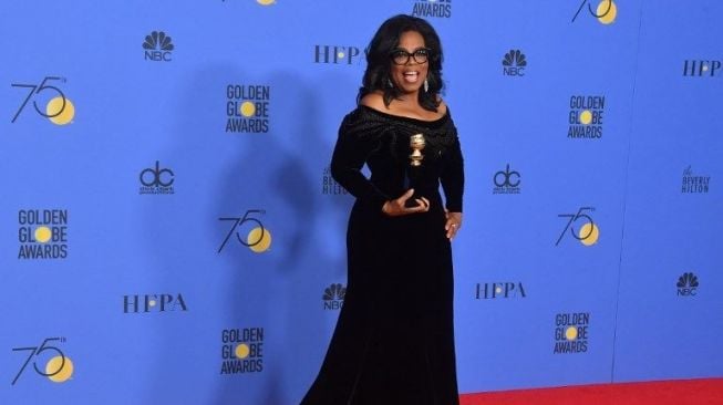 Pidato atau Berkampanye? Oprah Winfrey Mau Maju Pilpres AS?