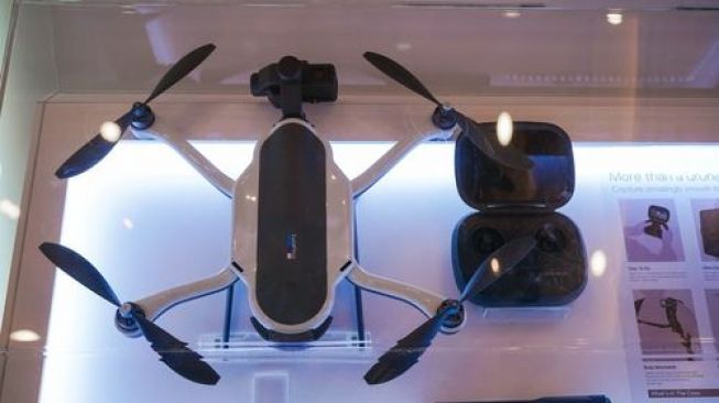 Drone GoPro Karma dipamerkan di Kuala Lumpur, Malaysia pada September 2017. [Shutterstock]