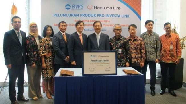 Hanwha Life Kerja Sama dengan Bank Woori Saudara