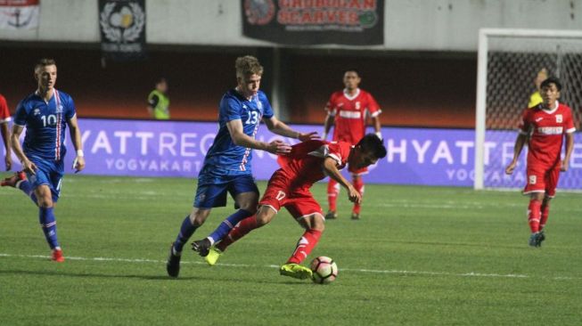 Babak Pertama, Indonesia vs Islandia Imbang 1-1