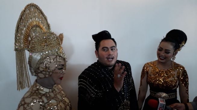 Nassar bersama Soimah dan Iyeth Bustami. (Ismail/Suara.com)