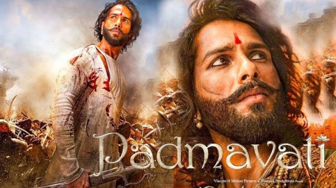 Penampilan Shahid Kapoor dalam film Padmaavat. (istimewa)