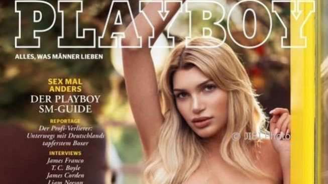 Giuliana Farfalla, Transgender Jadi Model Majalah Playboy
