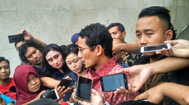 Empat Jam Sandiaga Hadapi Penyidik dalam Kasus Tanah