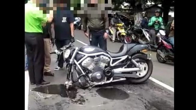 Pengendara Moge Harley Davidson Tabrak Seorang Nenek di Menteng Hingga Tewas