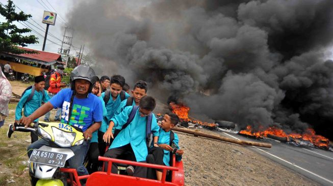 Terkait sengketa tanah seluas 765 hektare area.