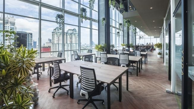 Co-working place, Greenhouse Jakarta. [Suara.com/Dinda Rachmawati]