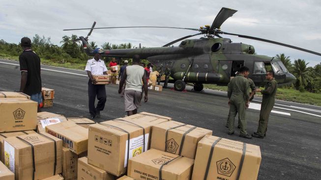 90 Persen Bantuan Buat Suku Asmat dan Sekitarnya Sudah Sampai