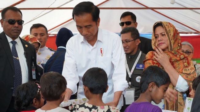 Jokowi Kunjungi Kamp Pengungsian Rakhine State di Bangladesh