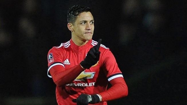 Alexis Sanchez melakoni debutnya bersama Manchester United [AFP]