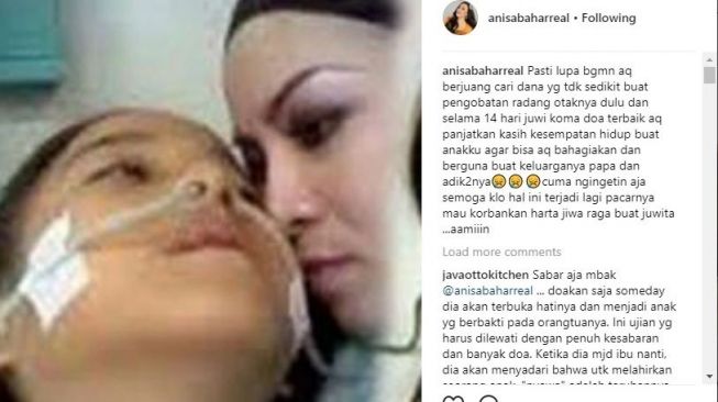 Annisa Bahar ungkap permasalahannya dengan Juwita Bahar di Instagram.