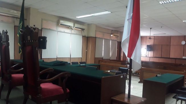 Ruang sidang perceraian Ahok di Pengadilan Negeri Jakarta Utara, Jalan Gajah Mada, Jakarta Pusat. [Suara.com/Dwi Bowo Rahardjo]