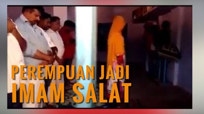 Heboh, Perempuan Pimpin Salat Jamaah Lelaki