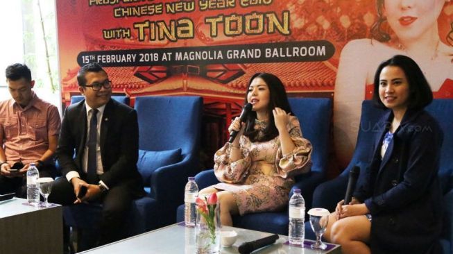 Tina Toon akan memeriahkan perayaan Imlek di Hotel Grand Mercure Jakarta Kemayoran pada 15 Februari 2018. 