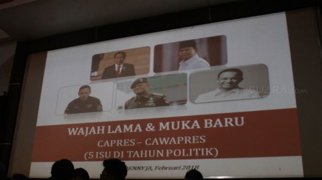 Prabowo, Agus Harimurti, Anies Baswedan, dan Gatot Nurmantyo.