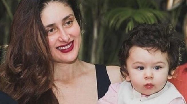 Kareena Kapoor bersama putranya, Taimur. (Instagram)