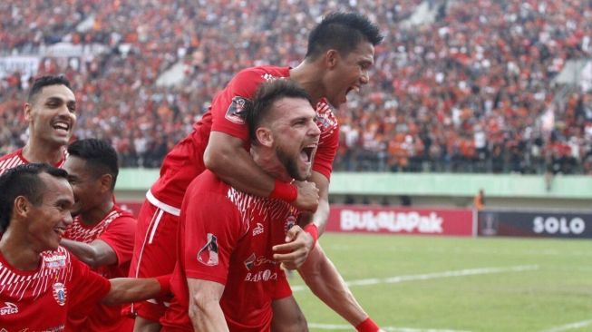 Selebrasi Gol Marko Simic (dok. Media Persija).