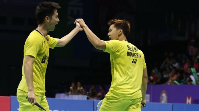 Marcus/Kevin Menang, Indonesia Kalahkan Maladewa 5-0