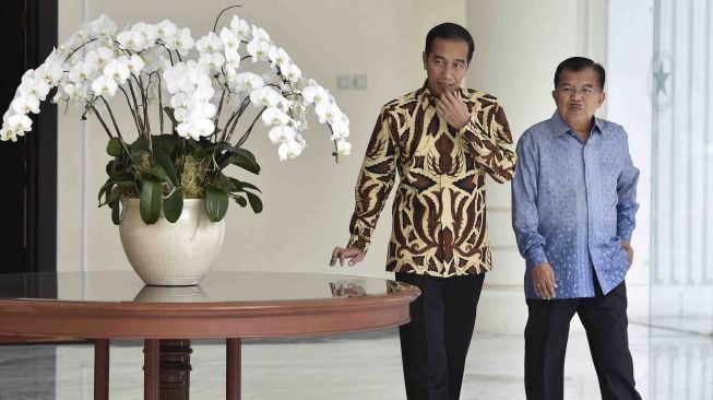 Jokowi Berkunjung ke Kantor JK