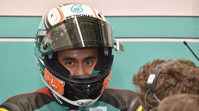 Raih Poin Dalam Debutnya di MotoGP, Ini Komentar Hafizh Syahrin