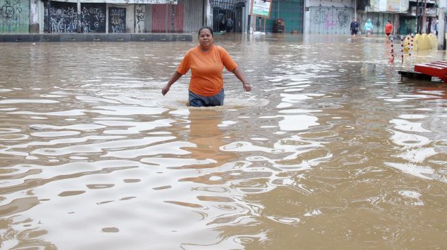 11.450 Orang  Jadi Korban Banjir Jakarta, 6.532 Jiwa Mengungsi