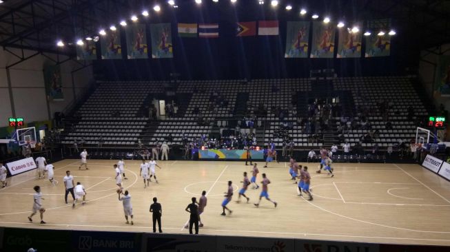 Tim Basket Indonesia Bantai Timor Leste di Test Event Asian Games